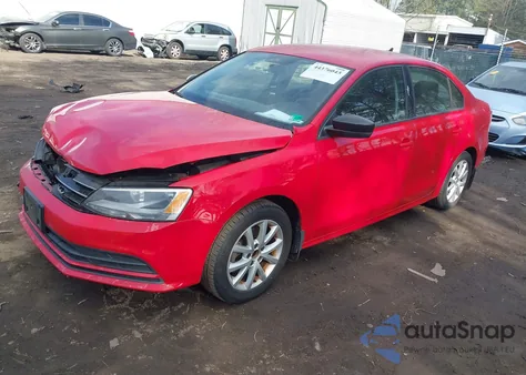 2015 Volkswagen Jetta 1.8T Se из США, поврежденный, VIN 3VWD17AJ3FM407313